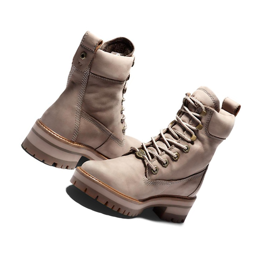 Women's Timberland Courmayeur Valley Original 6-inch Boots Taupe | GRA-983745