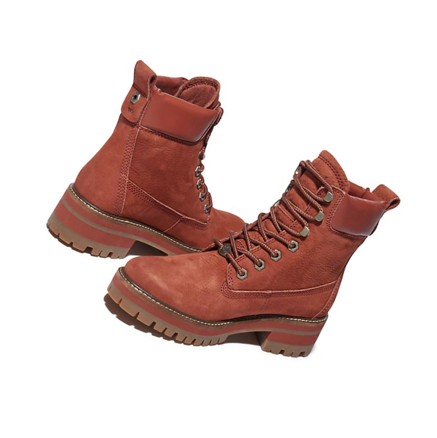 Women's Timberland Courmayeur Valley Original 6-inch Boots Brown | KFD-382650