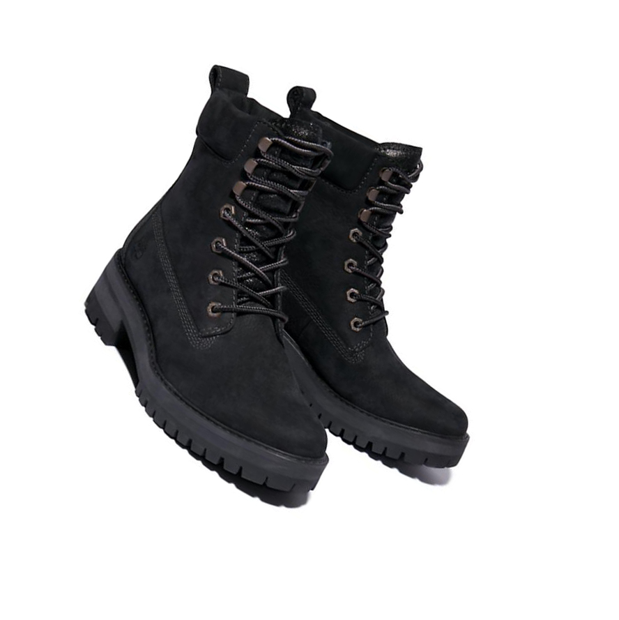 Women's Timberland Courmayeur Valley Original 6-inch Boots Black | MSO-341062