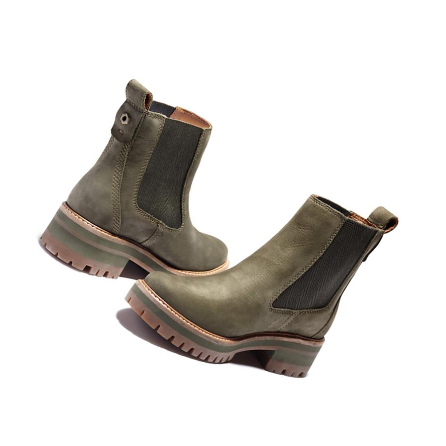 Women's Timberland Courmayeur Valley s Chelsea Boots Green | VFO-175209