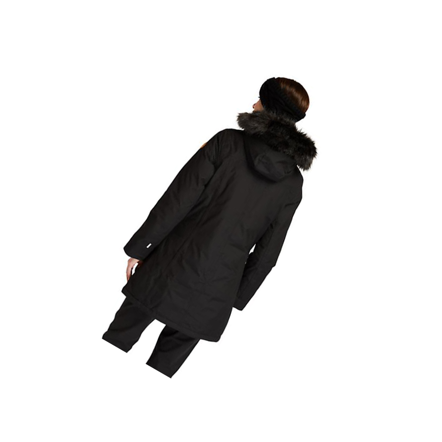 Women's Timberland DryVent™ Waterproof Parka Jackets Black | QLU-837596