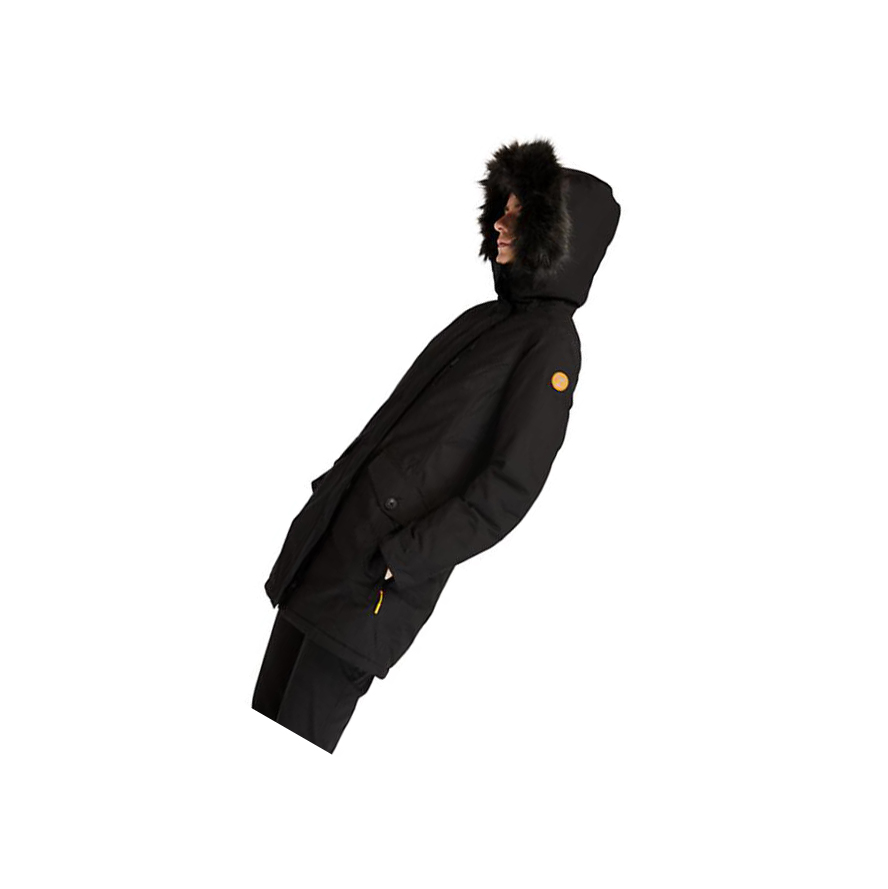 Women's Timberland DryVent™ Waterproof Parka Jackets Black | QLU-837596