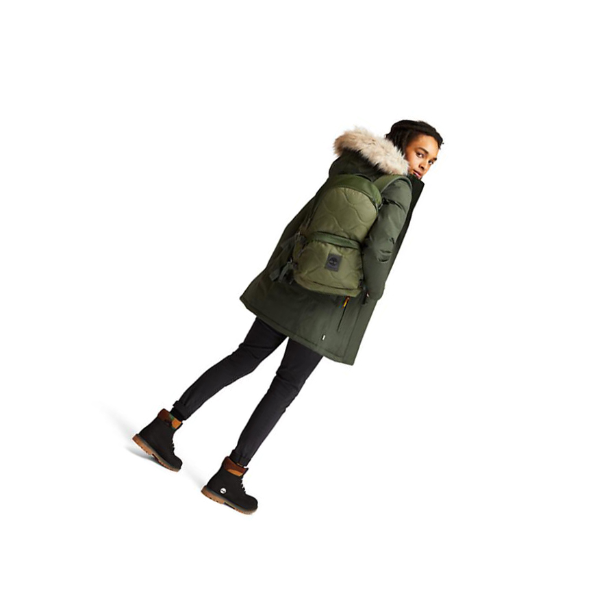 Women's Timberland DryVent™ Waterproof Parka Jackets Green | YFL-263790