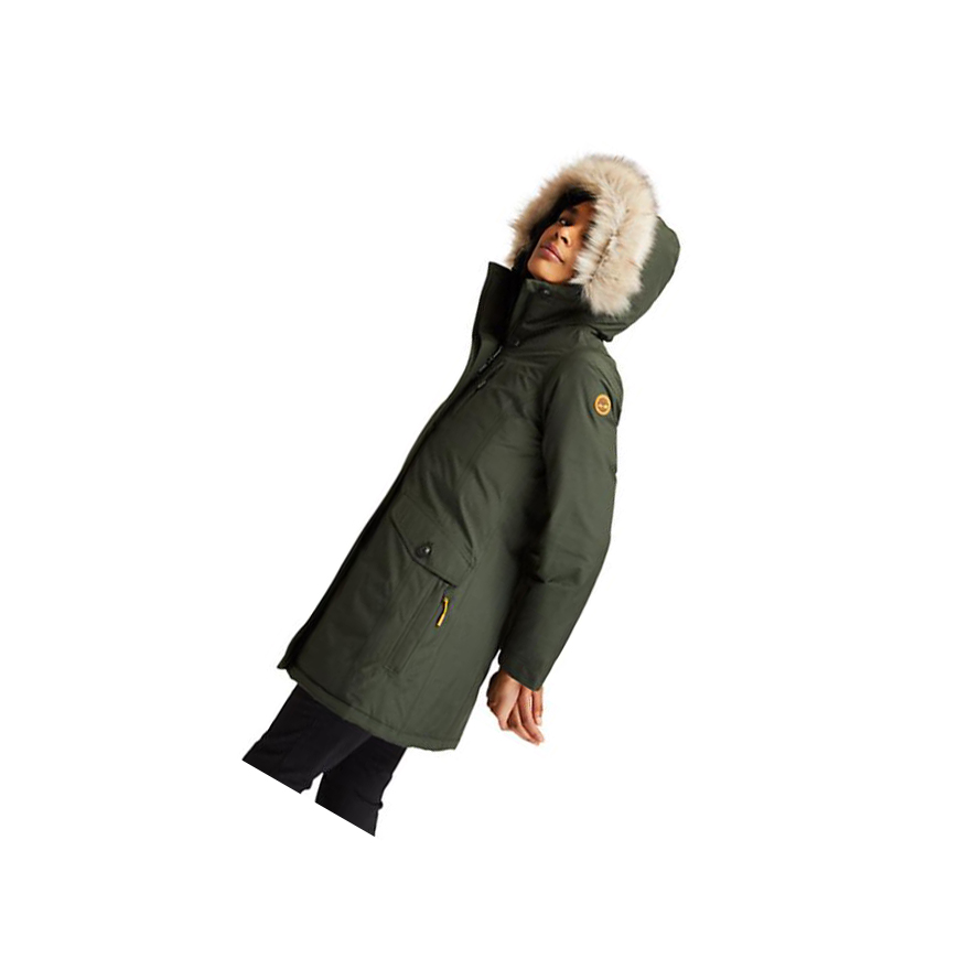 Women's Timberland DryVent™ Waterproof Parka Jackets Green | YFL-263790