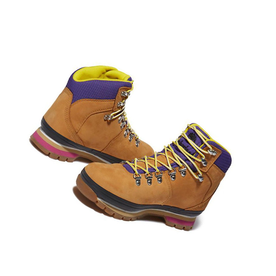 Women's Timberland Euro Hiker Hiker Hiking Boots Yellow | SUW-860271