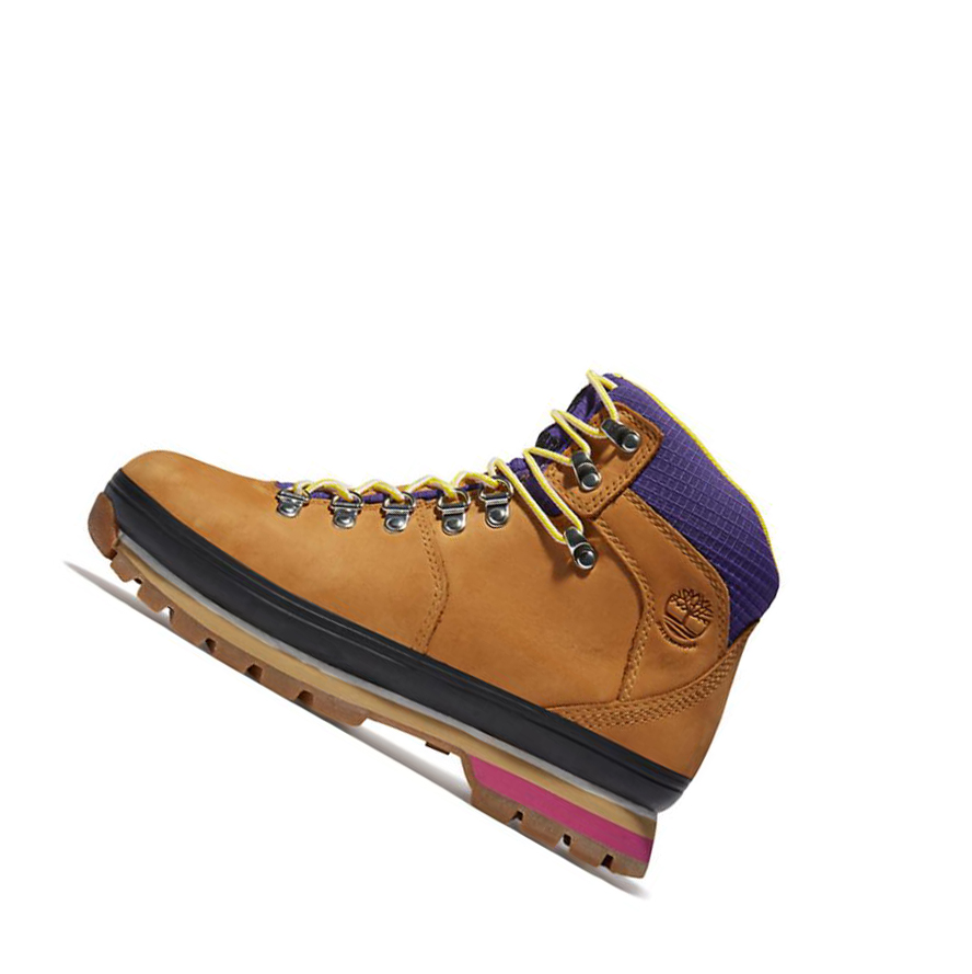 Women's Timberland Euro Hiker Hiker Hiking Boots Yellow | SUW-860271