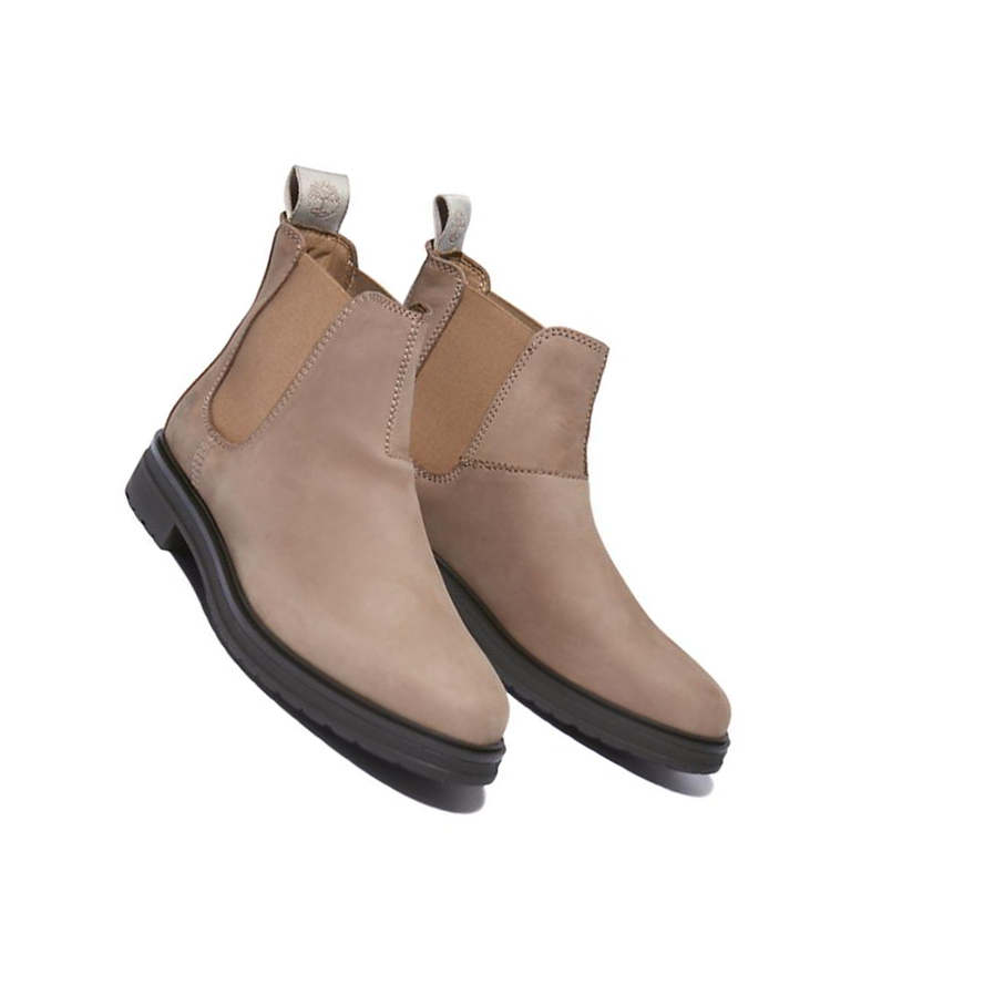 Women's Timberland Hannover Hill Chelsea Boots Beige | XAD-037546