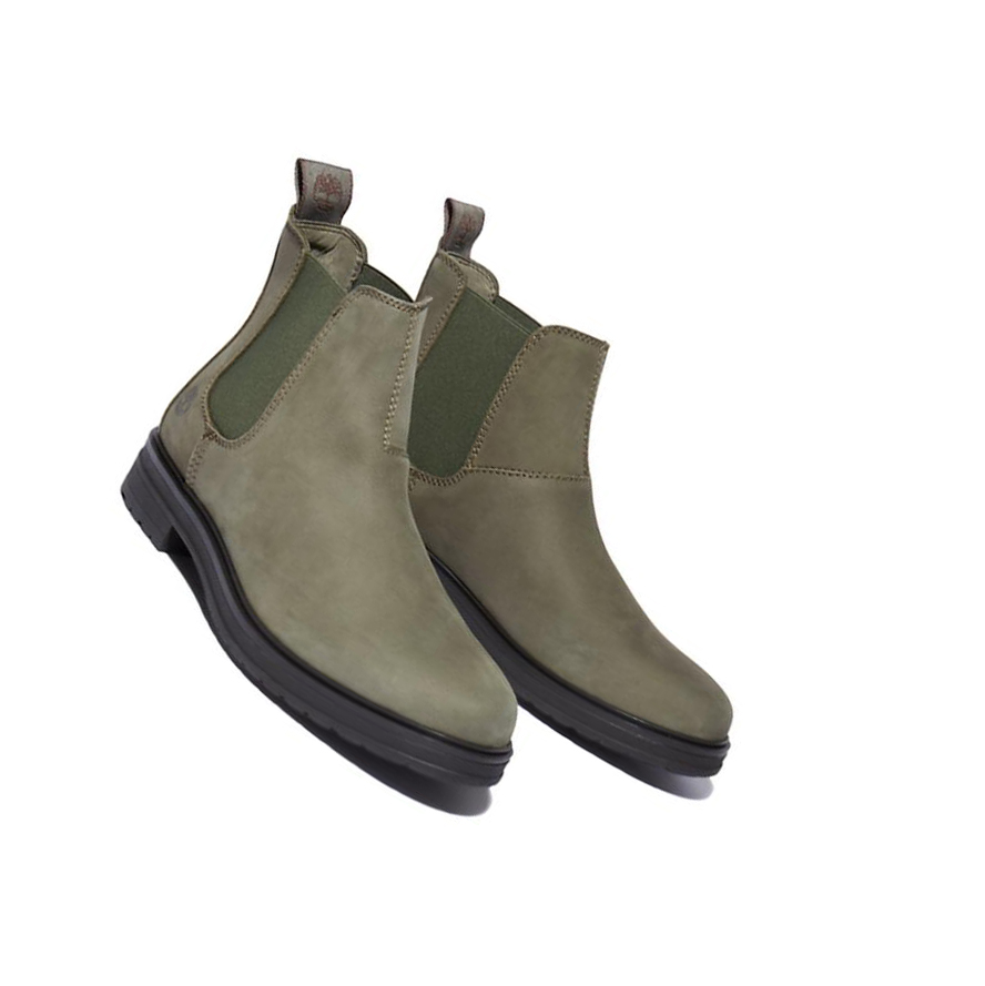 Women's Timberland Hannover Hill Chelsea Boots Dark Green | ZSI-190824