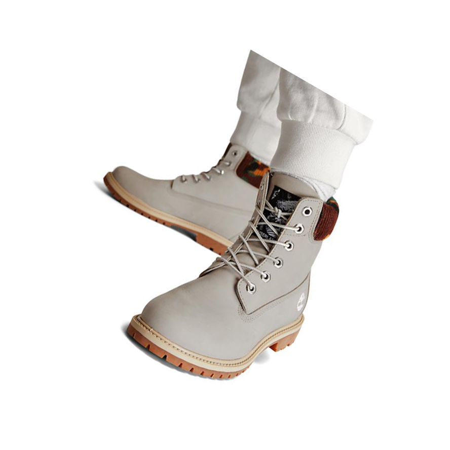 Women's Timberland Heritage Original 6-inch Boots Beige | ORW-579608