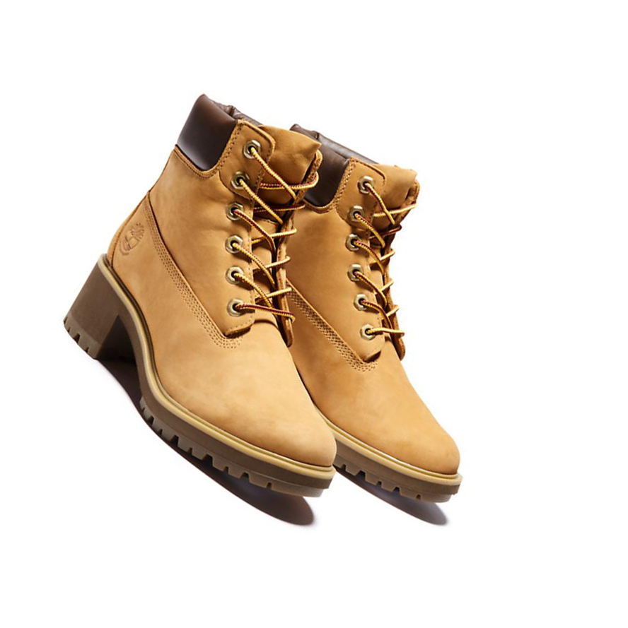 Women's Timberland Kinsley Original 6-inch Boots Yellow | TGX-039248