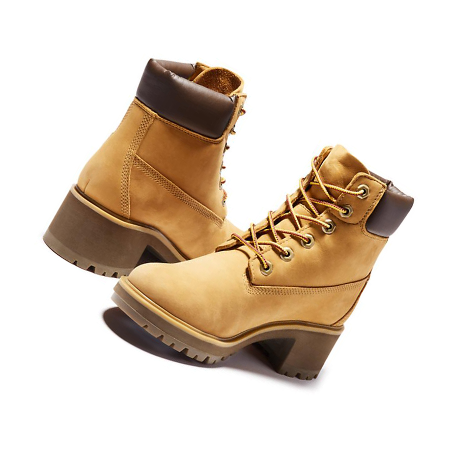 Women's Timberland Kinsley Original 6-inch Boots Yellow | TGX-039248