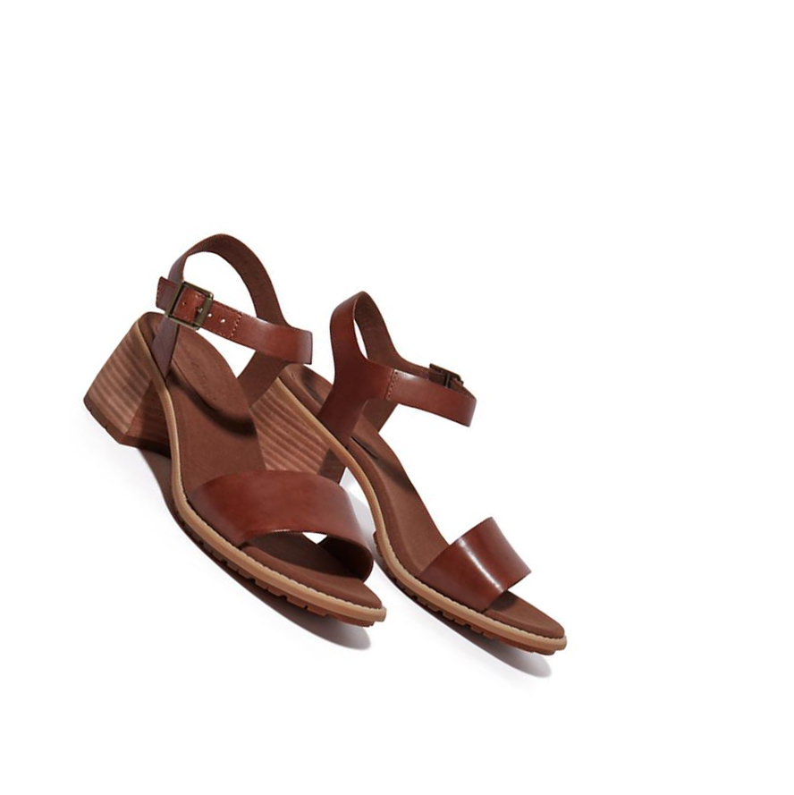 Women's Timberland Laguna Shore Sandals Brown | VHI-579480