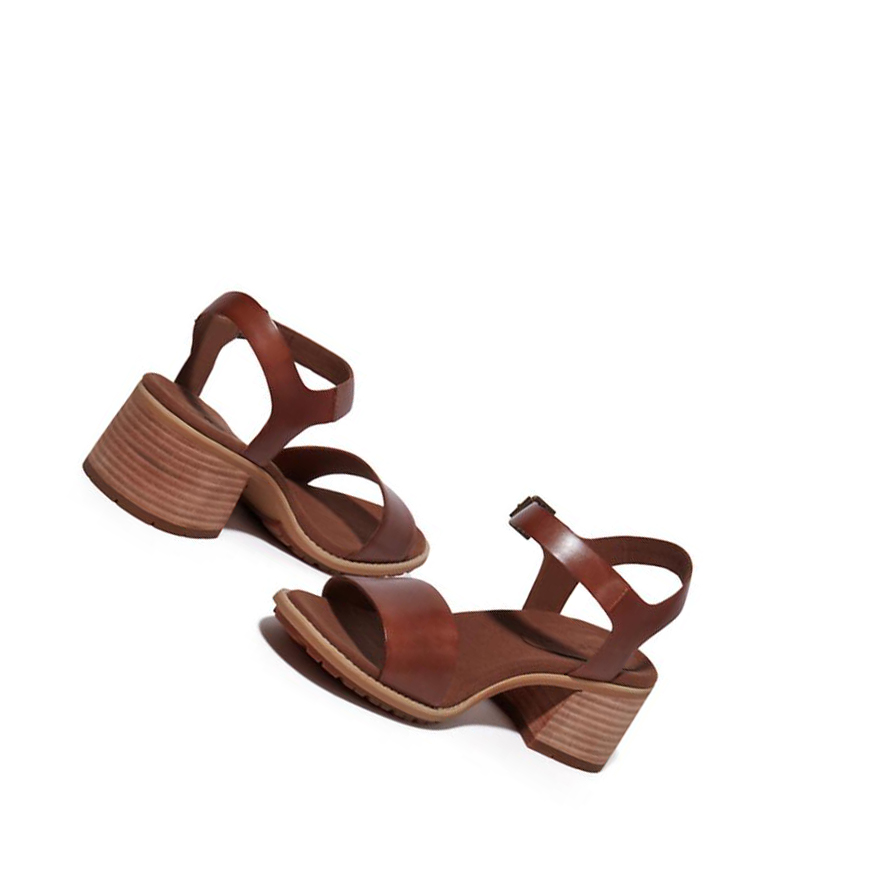 Women's Timberland Laguna Shore Sandals Brown | VHI-579480