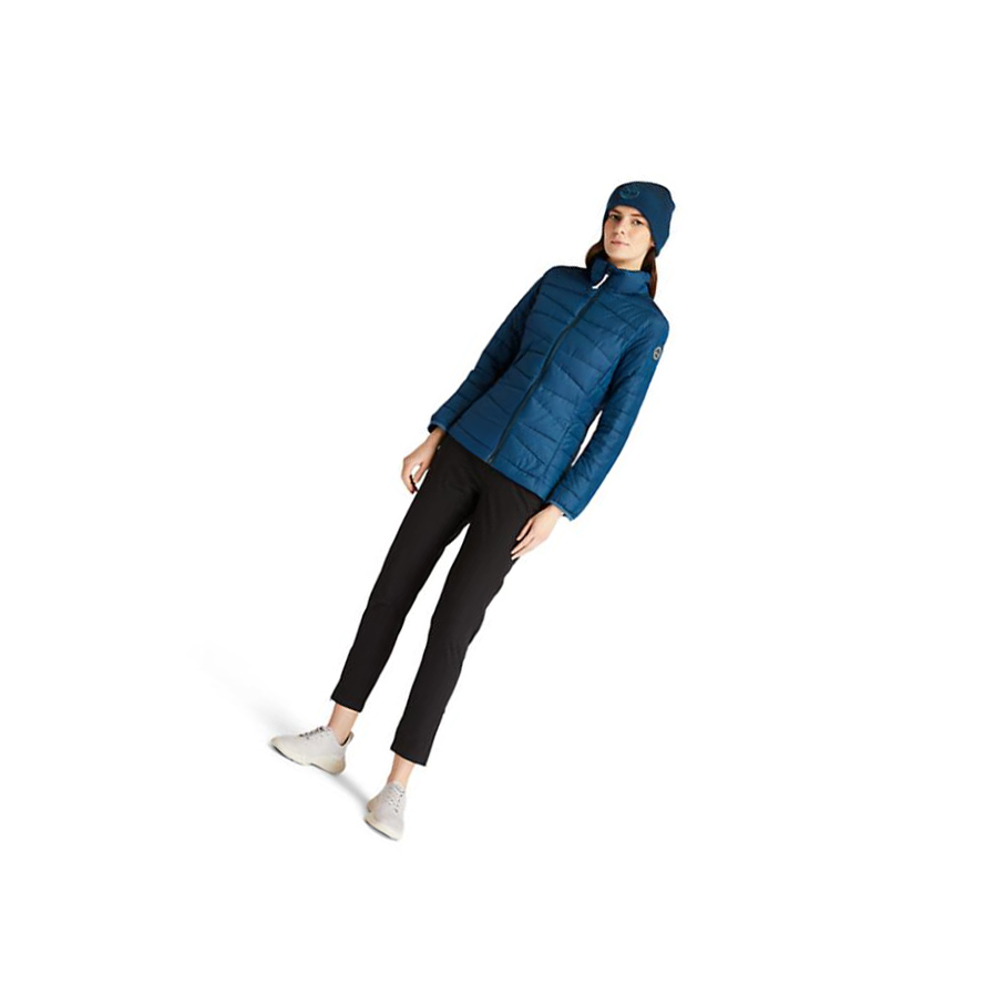 Women's Timberland Lightweight Packable Parka Jackets Blue | KYR-153287