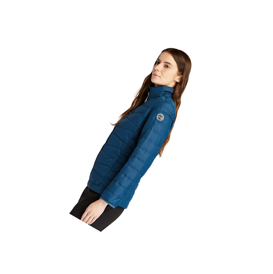 Women's Timberland Lightweight Packable Parka Jackets Blue | KYR-153287