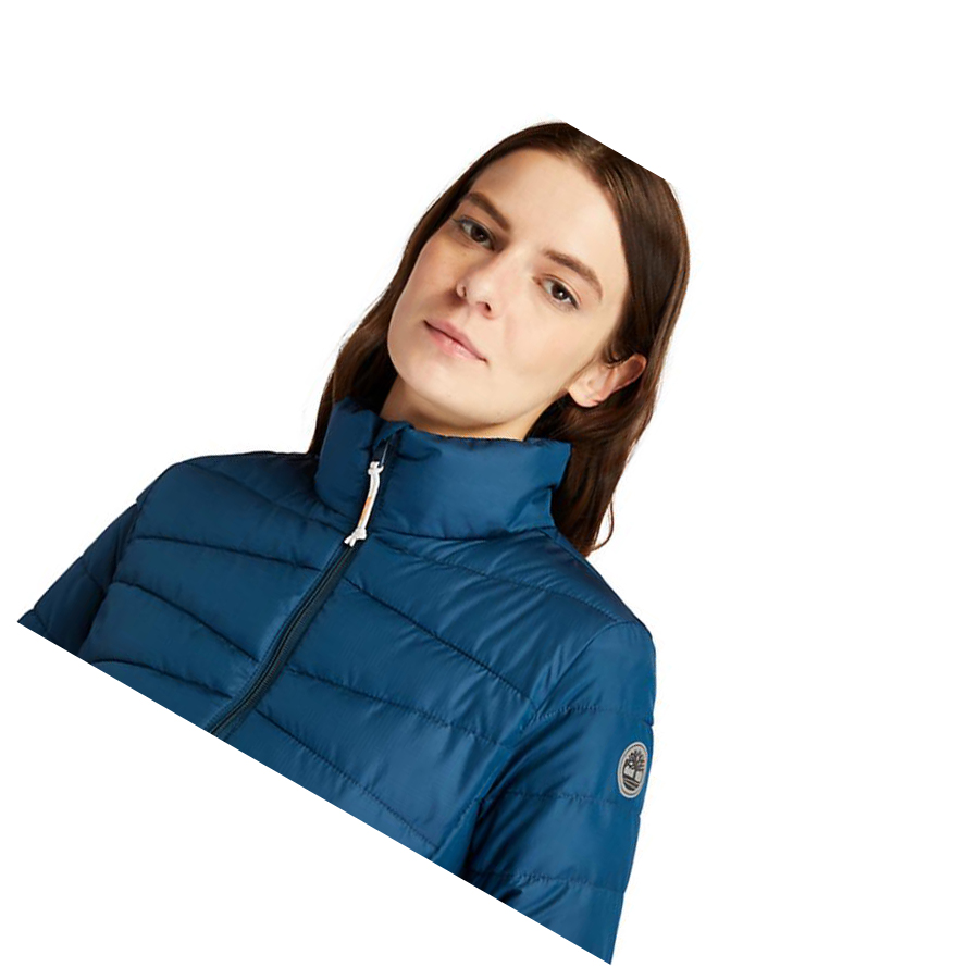 Women's Timberland Lightweight Packable Parka Jackets Blue | KYR-153287