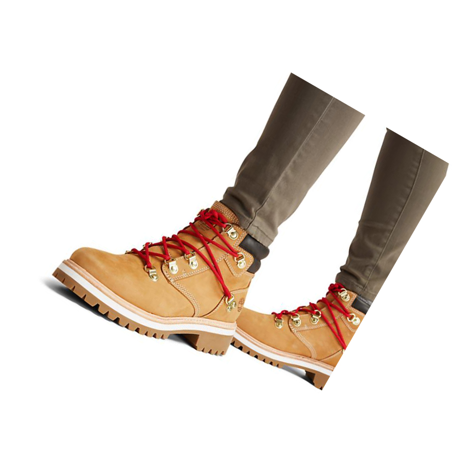 Women's Timberland Limited Heritage Luxe Waterproof Winter Boots Yellow | INS-231874