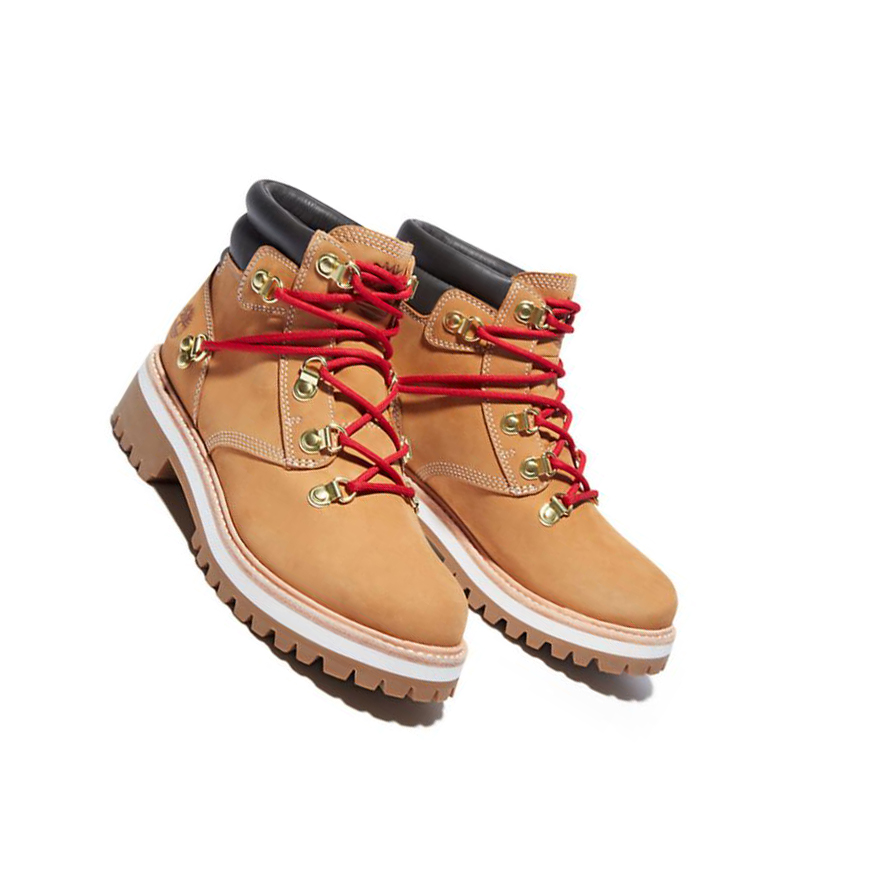 Women's Timberland Limited Heritage Luxe Waterproof Winter Boots Yellow | INS-231874