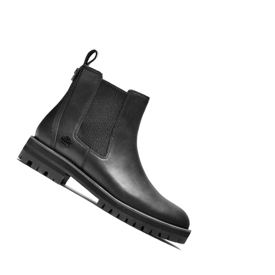 Women\'s Timberland London Square Chelsea Boots Black | CIZ-503479