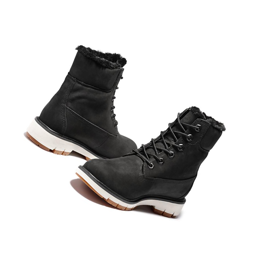 Women's Timberland Lucia Way Lined Original 6-inch Boots Black | OBW-614983