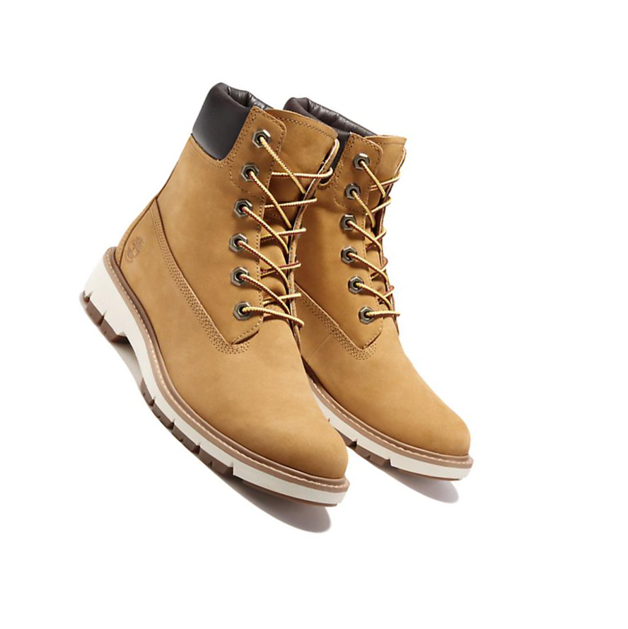 Women's Timberland Lucia Way Original 6-inch Boots Yellow | JLX-167345