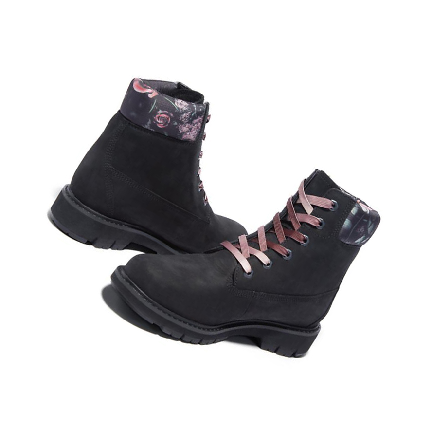 Women's Timberland Lucia Way Original 6-inch Boots Black | LYQ-469271