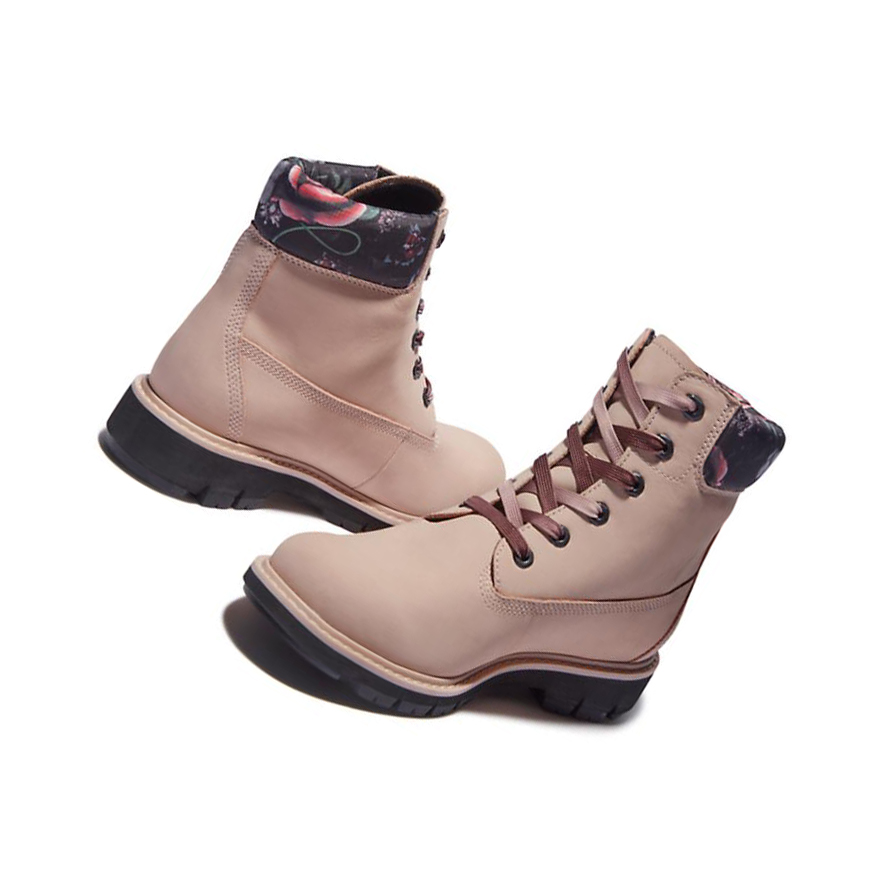 Women's Timberland Lucia Way Original 6-inch Boots Light Pink | NBJ-697283