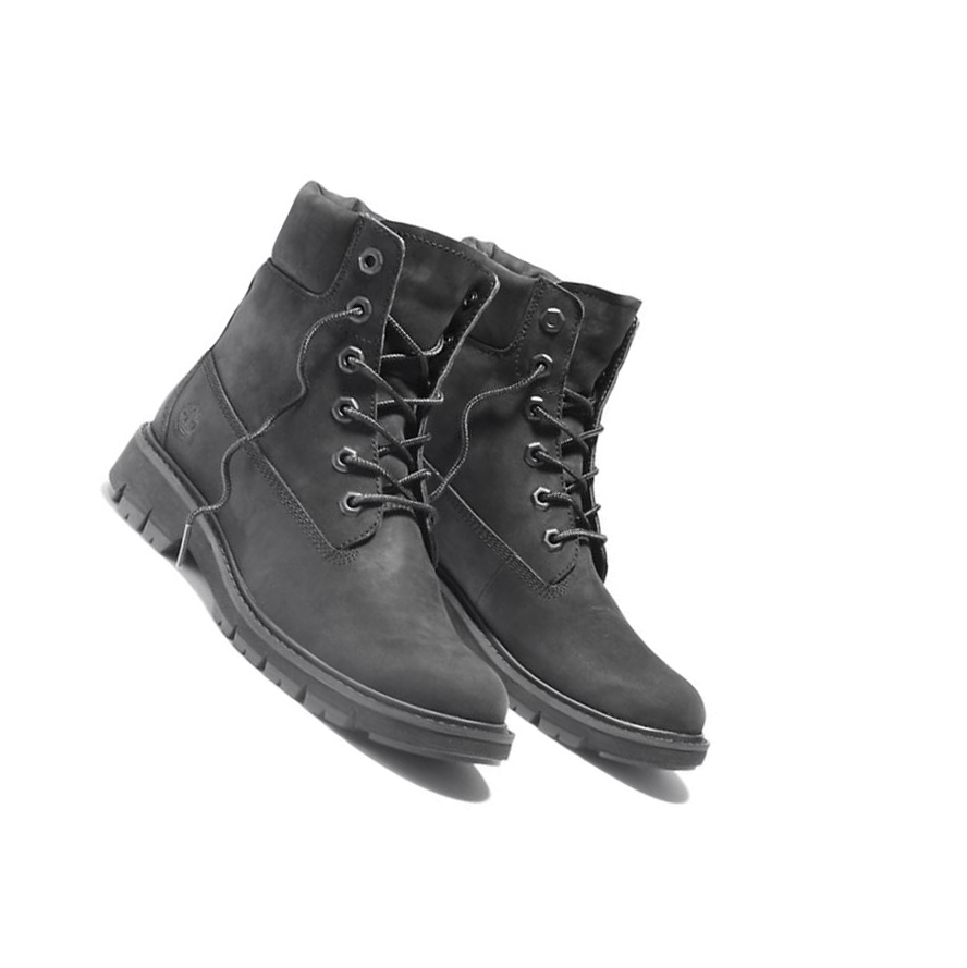 Women's Timberland Lucia Way Original 6-inch Boots Black | OID-243791