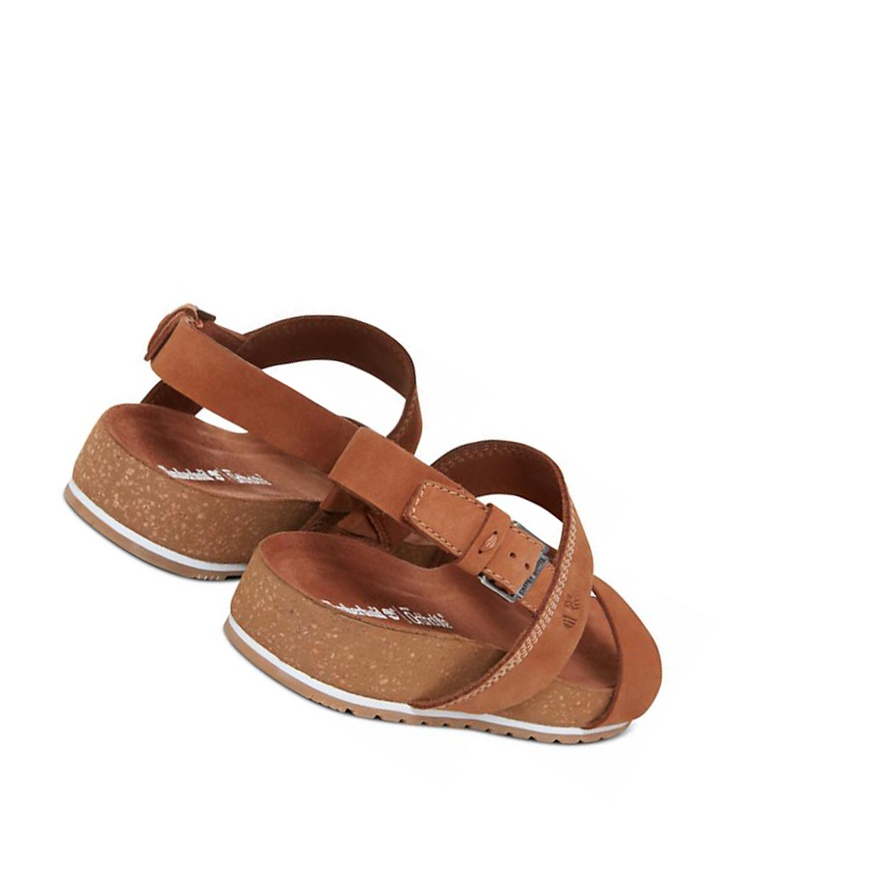 Women's Timberland Malibu Waves Sandals Brown | GHD-576920