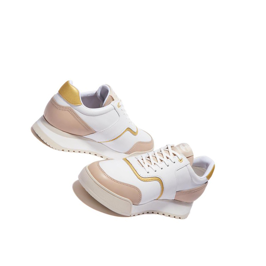 Women's Timberland Miami Coast Leather Sneakers White | LSM-072831