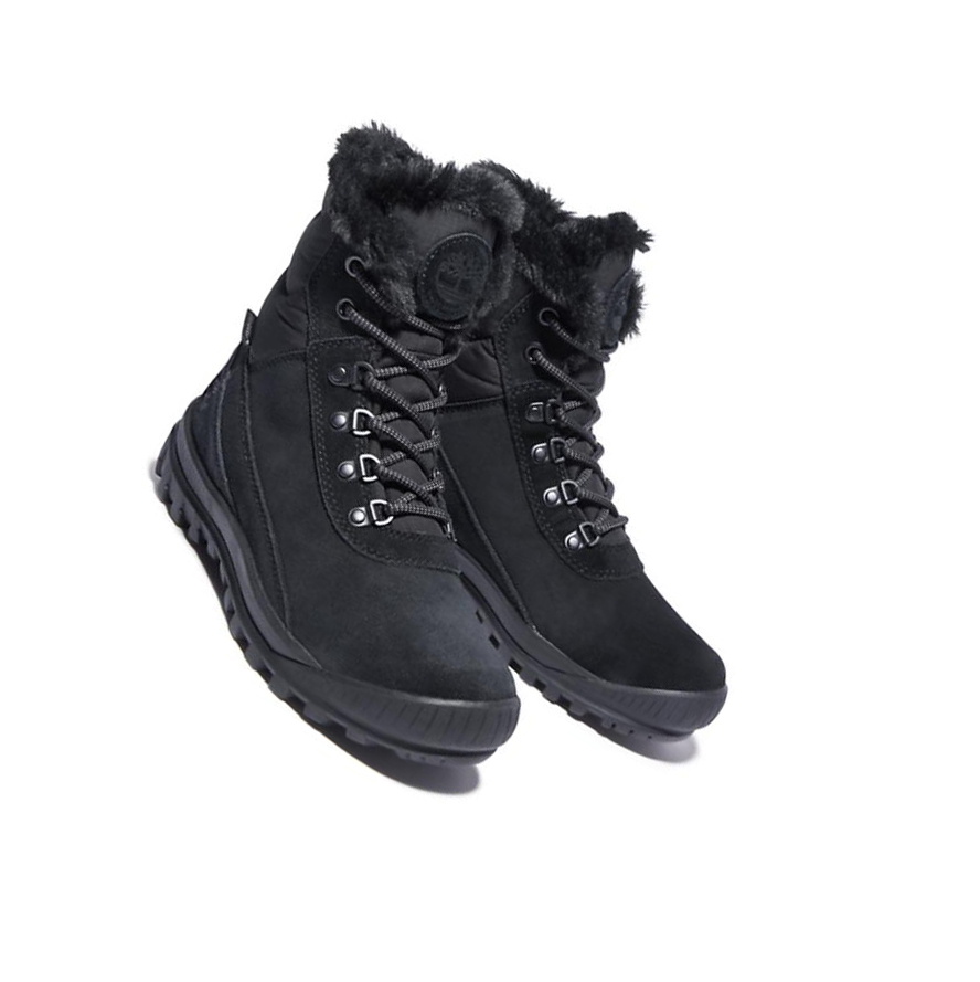 Women's Timberland Mount Hayes Winter Original 6-inch Boots Black | IRJ-714026