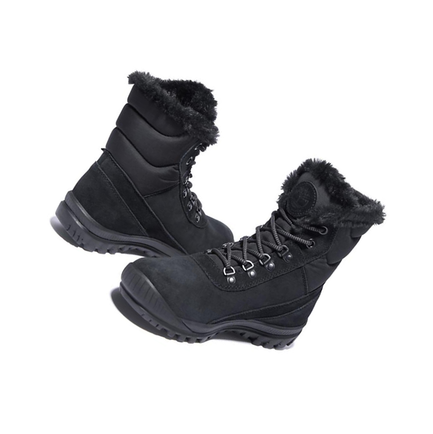 Women's Timberland Mount Hayes Winter Original 6-inch Boots Black | IRJ-714026