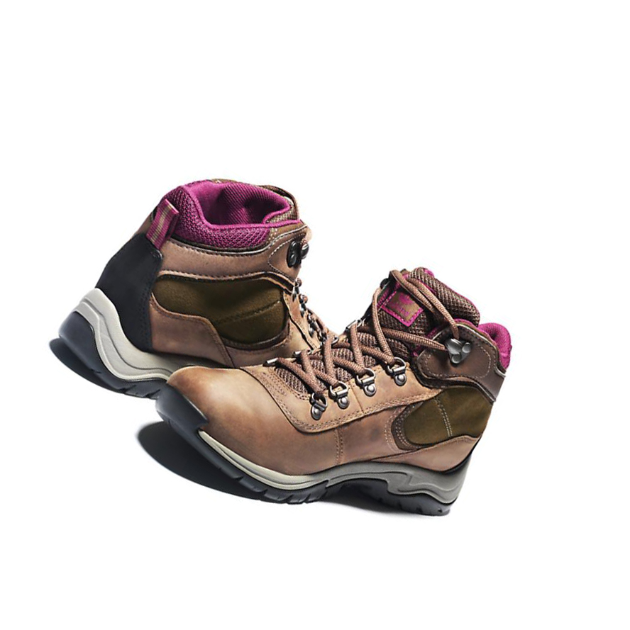 Women's Timberland Mt. Maddsen Hiking Boots Brown | YAV-548029