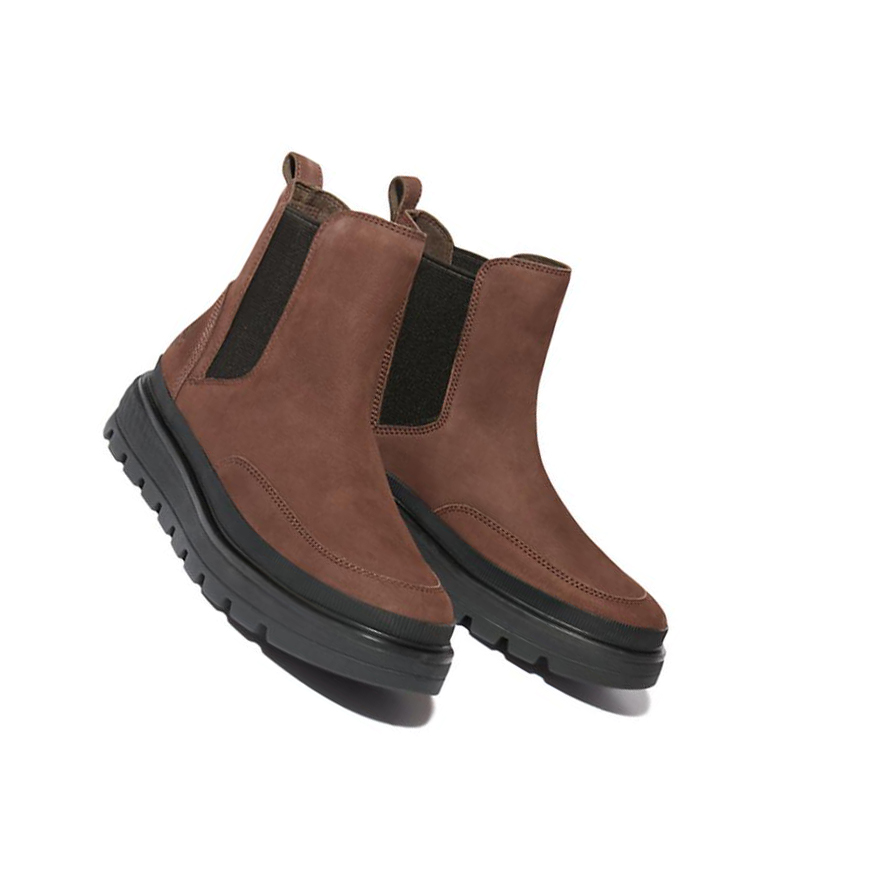 Women's Timberland Ray City Chelsea Boots Dark Brown | UHQ-309648