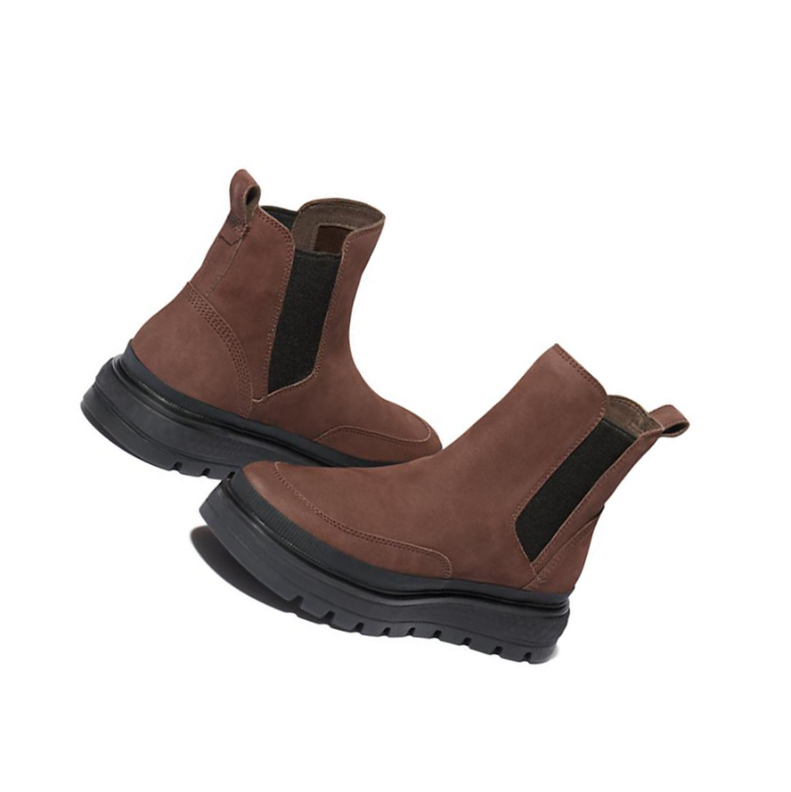 Women's Timberland Ray City Chelsea Boots Dark Brown | UHQ-309648