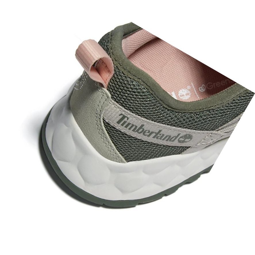 Women's Timberland Solar Wave GreenStride™ Sneakers Dark Green | ASD-917652