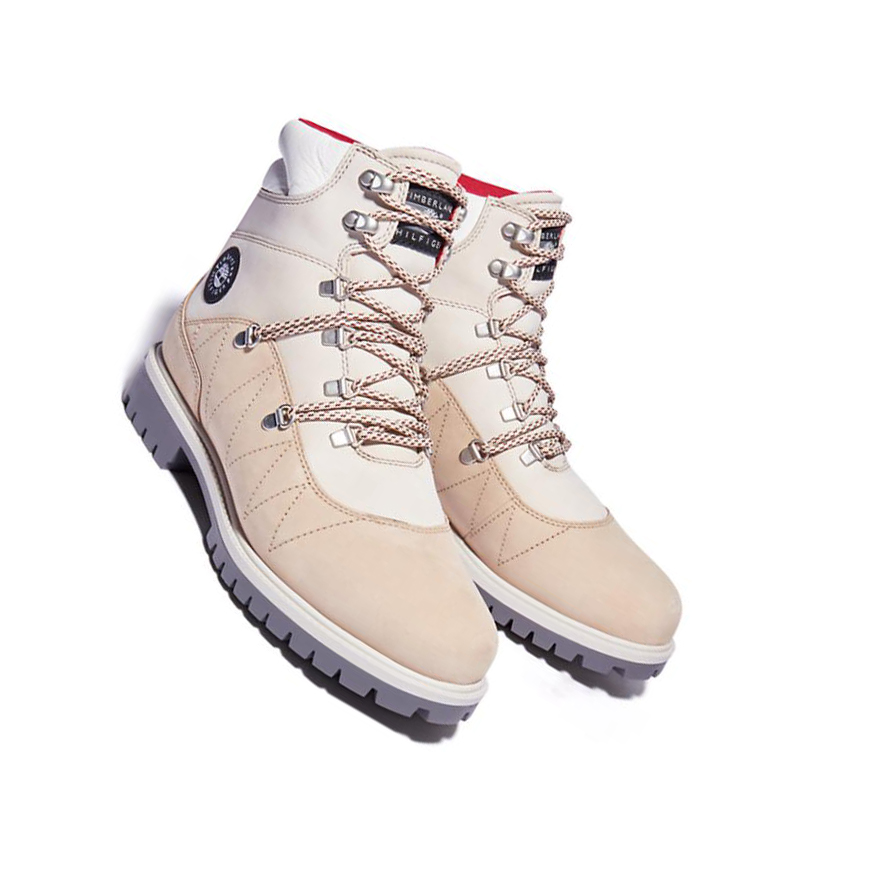 Women's Timberland Tommy Hilfiger x Timberland® Re-imagined 110 EK+ Hiker Winter Boots Beige | CKQ-291807