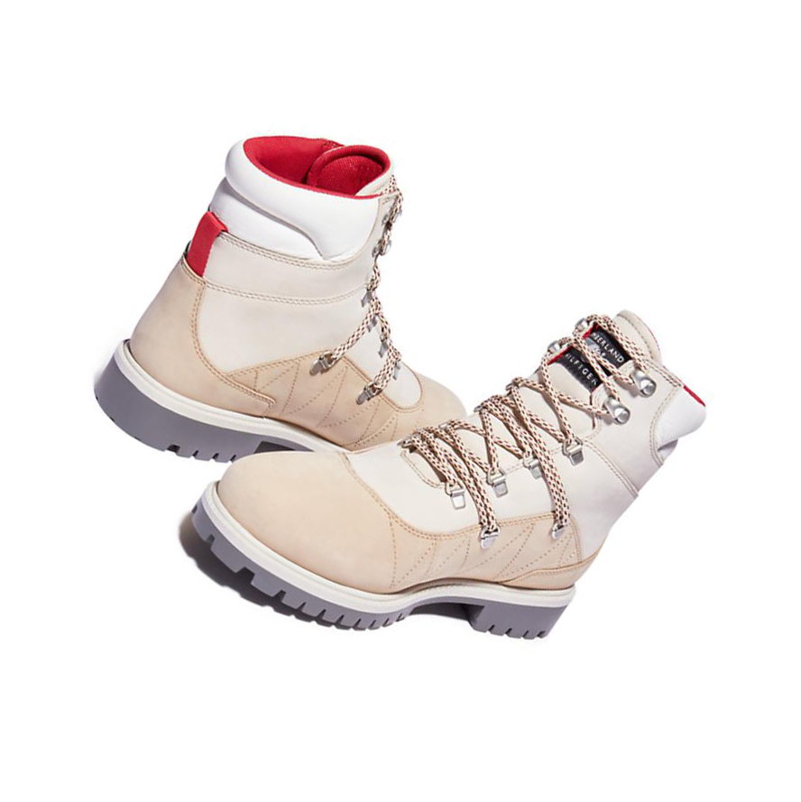 Women's Timberland Tommy Hilfiger x Timberland® Re-imagined 110 EK+ Hiker Winter Boots Beige | CKQ-291807