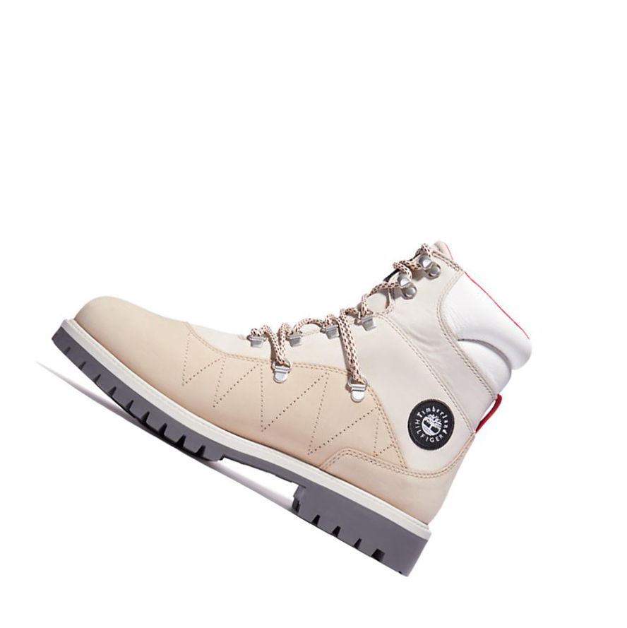 Women's Timberland Tommy Hilfiger x Timberland® Re-imagined 110 EK+ Hiker Winter Boots Beige | CKQ-291807