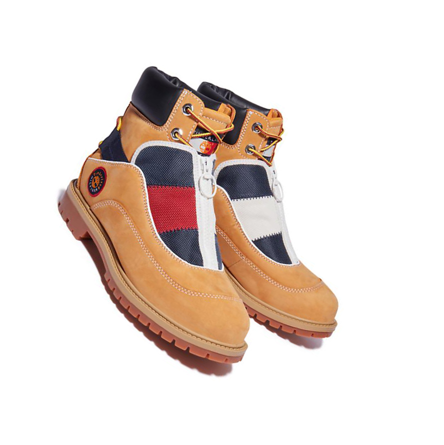 Women's Timberland Tommy Hilfiger x Timberland® Re-Mixed EK+ Original 6-inch Boots Yellow | DFR-148530