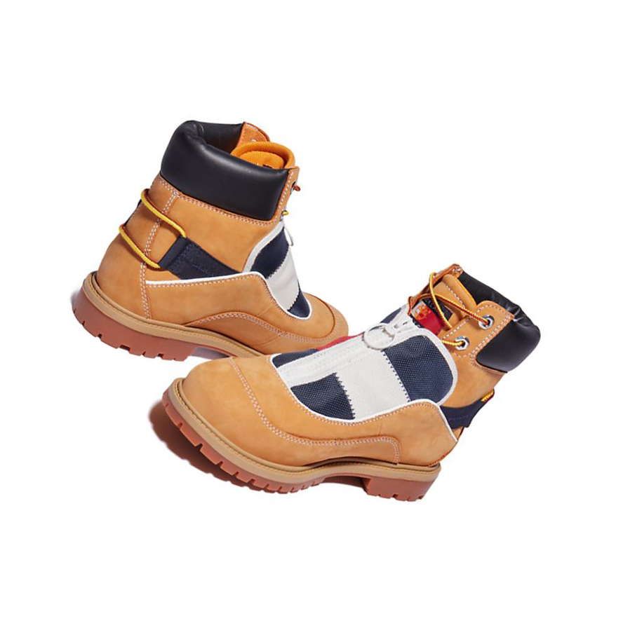 Women's Timberland Tommy Hilfiger x Timberland® Re-Mixed EK+ Original 6-inch Boots Yellow | DFR-148530