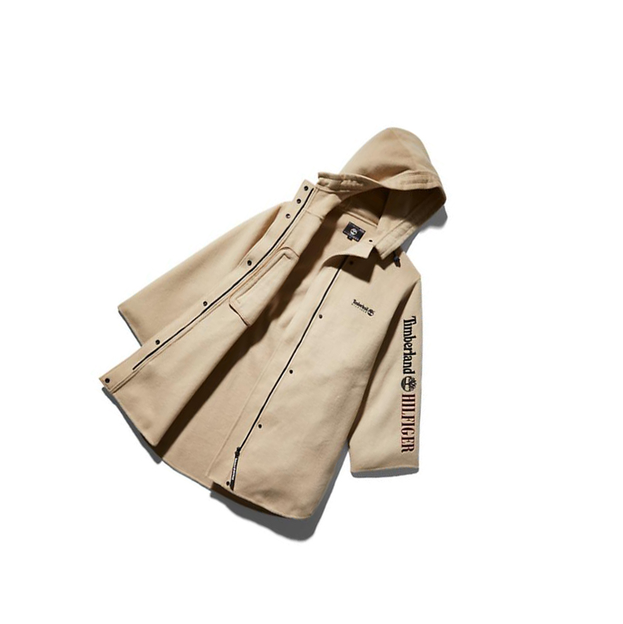 Women's Timberland Tommy Hilfiger x Timberland® Re-Imagined Utility Parka Jackets Beige | GJC-632817