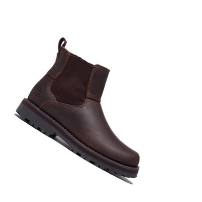 Kids' Timberland Courma Kid Junior Chelsea Boots Dark Brown | XIV-170259