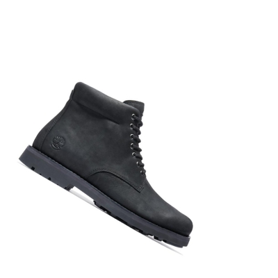 Men's Timberland Alden Brook Side-Zip Winter Boots Black | GXB-632479