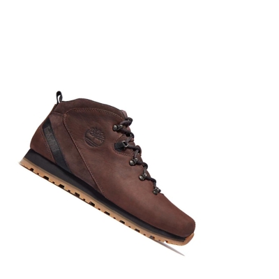 Men's Timberland Bartlett Ridge Mid Hiker Chukka Boots Dark Brown | JUY-879450