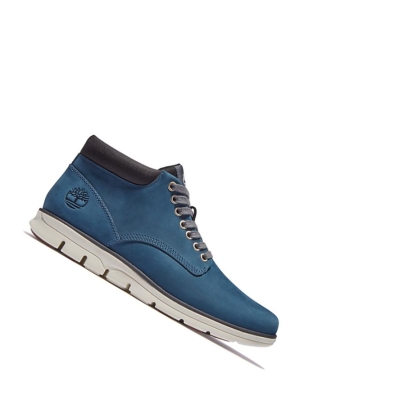 Men's Timberland Bradstreet Chukka Boots Blue | HMC-156438