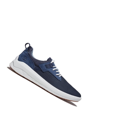 Men's Timberland Bradstreet Ultra Knit Sneakers Navy | WEG-028643