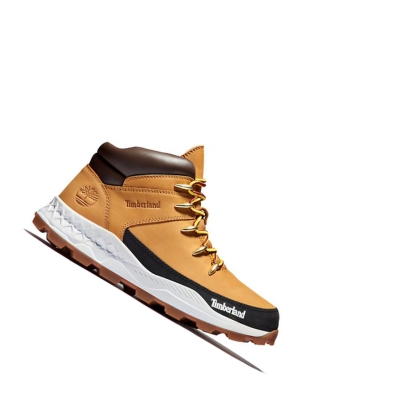 Men's Timberland Brooklyn Euro Sprint Sneakers Yellow | YBS-045691