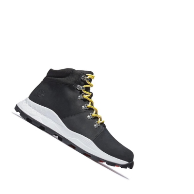 Men's Timberland Brooklyn Hiker Chukka Boots Black | EDR-476938