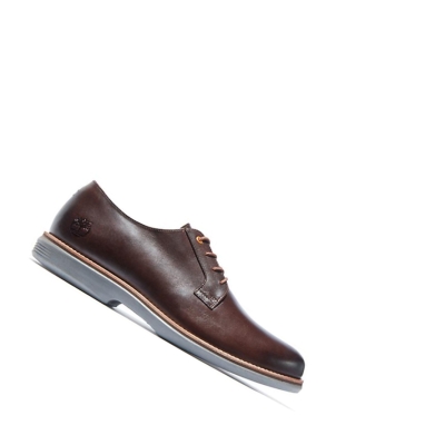 Men's Timberland City Groove Oxford Casual Shoes Dark Brown | HLF-578612